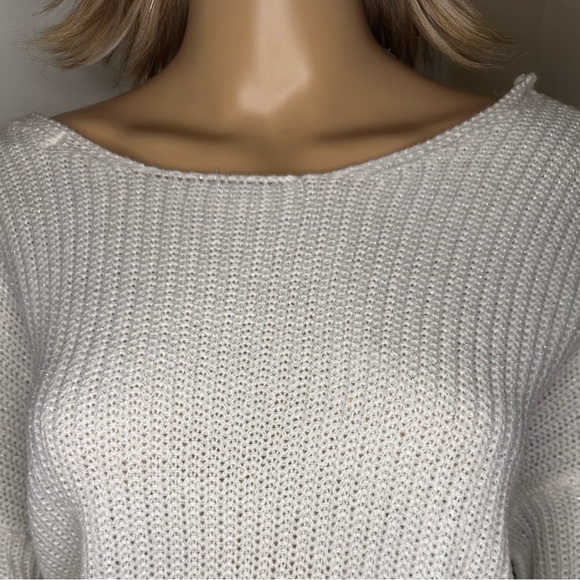 New - Full Circle Trends with love thick knit sweater V-neck  - SIZE XL - Picture 8 of 11